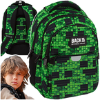 PLECAK SZKOLNY MŁODZIEŻOWY DERFORM BACKUP P64 PIKSELOWA UKŁADANKA PIXEL
