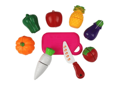 OWOCE I WARZYWA DO KROJENIA NA RZEPY DESKA + NÓŻ MAŁY KUCHARZ BEZPIECZNE