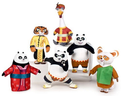 MASKOTKA PLUSZAK KUNG FU PANDA 3 - MEI MEI 28 CM