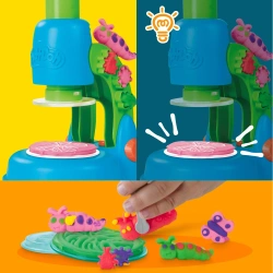 PLAY-DOH CIASTOLINA ZESTAW KREATYWNY MIKROSKOP ZE ŚWIATEŁKIEM HASBRO