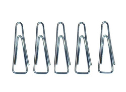 SPINACZE BIUROWE TRÓJKĄTNE OFFICE PRODUCTS 25mm SREBRNE 100 SZTUK