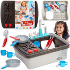 KUCHNIA ZLEWOZMYWAK I KUCHENKA PALNIKI NACZYNIA DLA MALUCHA LITTLE TIKES