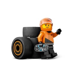 LEGO CITY KIEROWCA F1 BOLID MCLAREN SAMOCHÓD WYŚCIGOWY POMARAŃCZOWY 60442