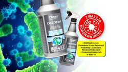 CLINEX DEZOFAST PŁYN DO DEZYNFEKCJI POWIERZCHNI BAKTERIOBÓJCZY 1L - 6 szt.