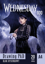 BLOK RYSUNKOWY WEDNESDAY ASTRA A4 20 ARKUSZY 100g SZKOLNY PLASTYKA