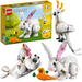 LEGO CREATOR 3W1 BIAŁY KRÓLIK PAPUGA FOKA 258 ELEMENTÓW 31133