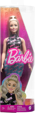 BARBIE FASHIONISTAS LALKA MODOWA POWER GIRL KRĄGŁE KSZTAŁTY BLOND MATTEL