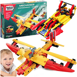 KLOCKI KONSTRUKCYJNE MECHANICS WODNOSAMOLOT I WODOLOT 130 EL. CLEMENTONI