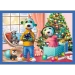 PUZZLE 4w1 TREFLIKI RATUJĄ ŚWIĘTA U TREFLIKÓW PADA ŚNIEG TREFL 34657