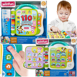 KSIĄŻECZKA INTERAKTYWNA EDUKACYJNA DWUJĘZYCZNA PL ANG PIERWSZE SŁOWA WINFUN