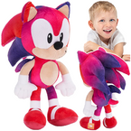 SONIC THE HEDGEHOG JEŻ PLUSZAK MASKOTKA MIŁA W DOTYKU 30cm RÓŻOWO-FIOLETOWY