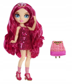 RAINBOW HIGH JUNIOR LALKA SUKIENKA RÓŻOWA W CEKINY STELLA MONROE AKCESORIA