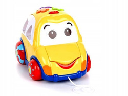 INTERAKTYWNE AUTO WESOŁEK SORTER KLOCKI DŹWIĘKI ŚWIATŁO MELODIE WINFUN