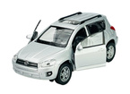 TOYOTA RAV 4 SREBRNY METALOWY SAMOCHÓD AUTO MODEL KOLEKCJONERSKI WELLY