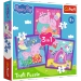 PUZZLE 3W1 ZWYCZAJE ŚWINKI PEPPY UKŁADANKA DLA DZIECI 34893 TREFL
