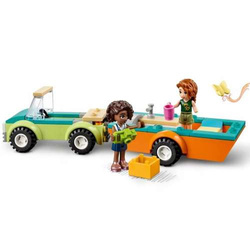 LEGO FRIENDS WAKACYJNA WYPRAWA NA BIWAK AUTO Z PRZYCZEPĄ KEMPINGOWĄ 41726