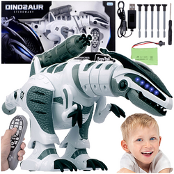 DINOZAUR T-REX ZDALNIE STEROWANY NA PILOT ROBOT 60cm CHODZI STRZELA MÓWI