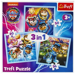 PUZZLE 3W1 PSI PATROL MOC MIGHTY PUPS 34869 TREFL