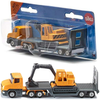 CIĘŻARÓWKA LAWETA Z KOPARKĄ METAL KOLEKCJONERSKA - 1611 SIKU