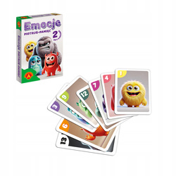 KARTY PIOTRUŚ EMOCJE MEMO PAMIĘĆ 2w1 STWORKI GRA KARCIANA ALEXANDER