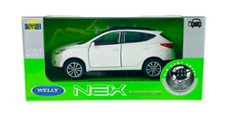 HYUNDAI TUCSON IX 35 BIAŁY METALOWY SAMOCHÓD KOLEKCJONERSKI WELLY