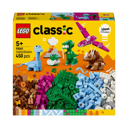LEGO CLASSIC KREATYWNE DINOZAURY KLOCKI KONSTRUKCYJNE 450 el. 11041