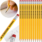 OŁÓWEK DREWNIANY Z GUMKĄ HB LAKIEROWANY ŻÓŁTY DONAU SZKOLNY BIUROWY - 12szt