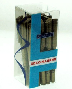 MARKER WODOODPORNY GRANIT M850 DECO ZŁOTY DEKORACYJNY ARTYSTYCZNY - 10 szt.