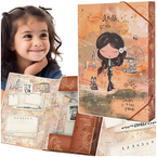 TECZKA Z GUMKĄ A4 KARTONOWA LAKIEROWANA ANEKKE GRZBIET 4,5 cm ARGUS