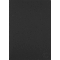 ZESZYT A5 KRATKA 60 KARTEK Z MARGINESEM HERLITZ RAINBOW CLASSIC CZARNY