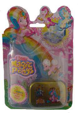 MINIFIGURKA LISSY PONY KUCYK METALOWY POJEMNIK MIX