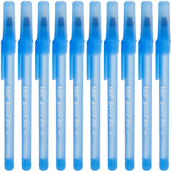 DŁUGOPIS BIC ROUND STIC SIMPLY NIEBIESKI WKŁAD 1mm SZKOLNY BIUROWY - 10 szt