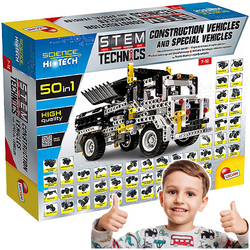 KLOCKI KONSTRUKCYJNE POJAZDY DO PRACY POJAZDY SPECJALNE 50w1 STEM LISCIANI