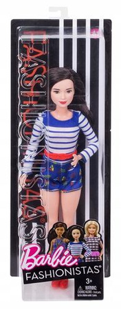 MODNA LALKA BARBIE FASHIONISTAS 61 - MATTEL 27 CM