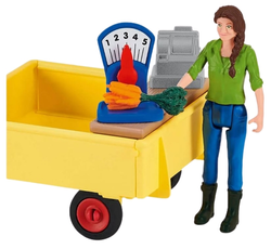 SCHLEICH FARM WORLD MOBILNY RYNECZEK STRAGAN FIGURKI AKCESORIA 42528