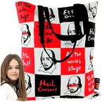 TORBA NA RAMIĘ NA ZAKUPY SZOPERKA ST.RIGHT SB-10 SHAKESPEARE 42x35 cm