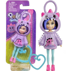POLLY POCKET FIGURKA LALECZKA ZAWIESZKA UBRANKO BLUZA DINOZAUR MATTEL