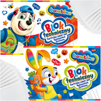 BLOK TECHNICZNY BIAŁY A4 10 KARTEK 190g BAMBINO SZKOLNY - 2 szt.