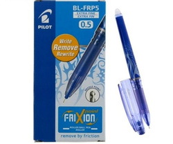 DŁUGOPIS ŚCIERALNY WYMAZYWALNY CIENKOPIS PILOT FRIXION 0.5mm NIEB. - 2 szt.