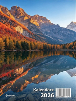 KALENDARZ BIURKOWY NA SPIRALI PIONOWY TYGODNIOWY 2026 ROK PANTA PLAST