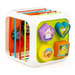 SZNURECZKOWY SORTER KSZTAŁTÓW KOSTKA SENSORYCZNA ROZWIJAJĄCA MOTORKĘ DUMEL