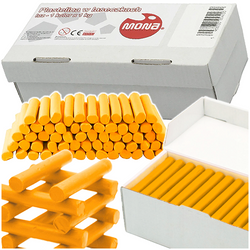 PLASTELINA W LASECZKACH SZKOLNA MONA ELASTYCZNA MAJEWSKI UGIER 1kg