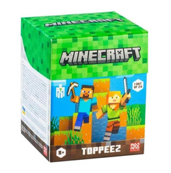 MINECRAFT TOPPEEZ FIGURKA NIESPODZIANKA KOLEKCJONERSKA NA PODSTAWCE MOJANG