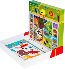 GRA PLANSZOWA EDUKACYJNA QUIZ ELEKTRYCZNY WSZYSTKO O ZWIERZĘTACH SMILY PLAY