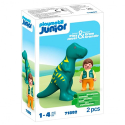 PLAYMOBIL JUNIOR CHŁOPIEC I DINOZAUR FIGURKI KLOCKI DLA NAJMŁODSZYCH 71892