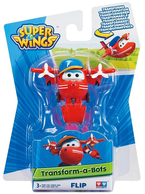 SUPER WINGS FLIP ROBOT SAMOLOT TRANSFORMUJĄCY 2w1 JEŹDZI CZAPKA ŚMIGŁA