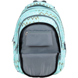 PLECAK SZKOLNY MŁODZIEŻOWY WIELOKOMOROWY DERFORM BACKUP O78 ZYGZAKI DIAGRAM