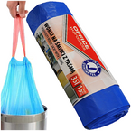 WORKI NA ŚMIECI Z TAŚMĄ OFFICE PRODUCTS PREMIUM 15 SZTUK 35L NIEBIESKIE