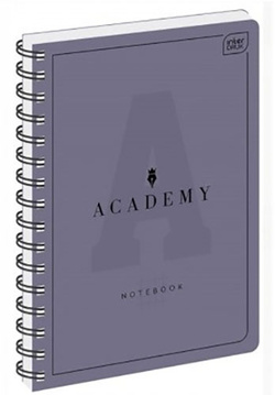 KOŁOZESZYT A4 W KRATKĘ 100 K 90g/m² NA SPIRALI ACADEMY NOTATNIK INTERDRUK