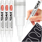 MARKER OLEJOWY PERMAMENTNY DO SZYB 1.5mm BIAŁY OLEJNY TO-441 TOMA - 3 szt.
